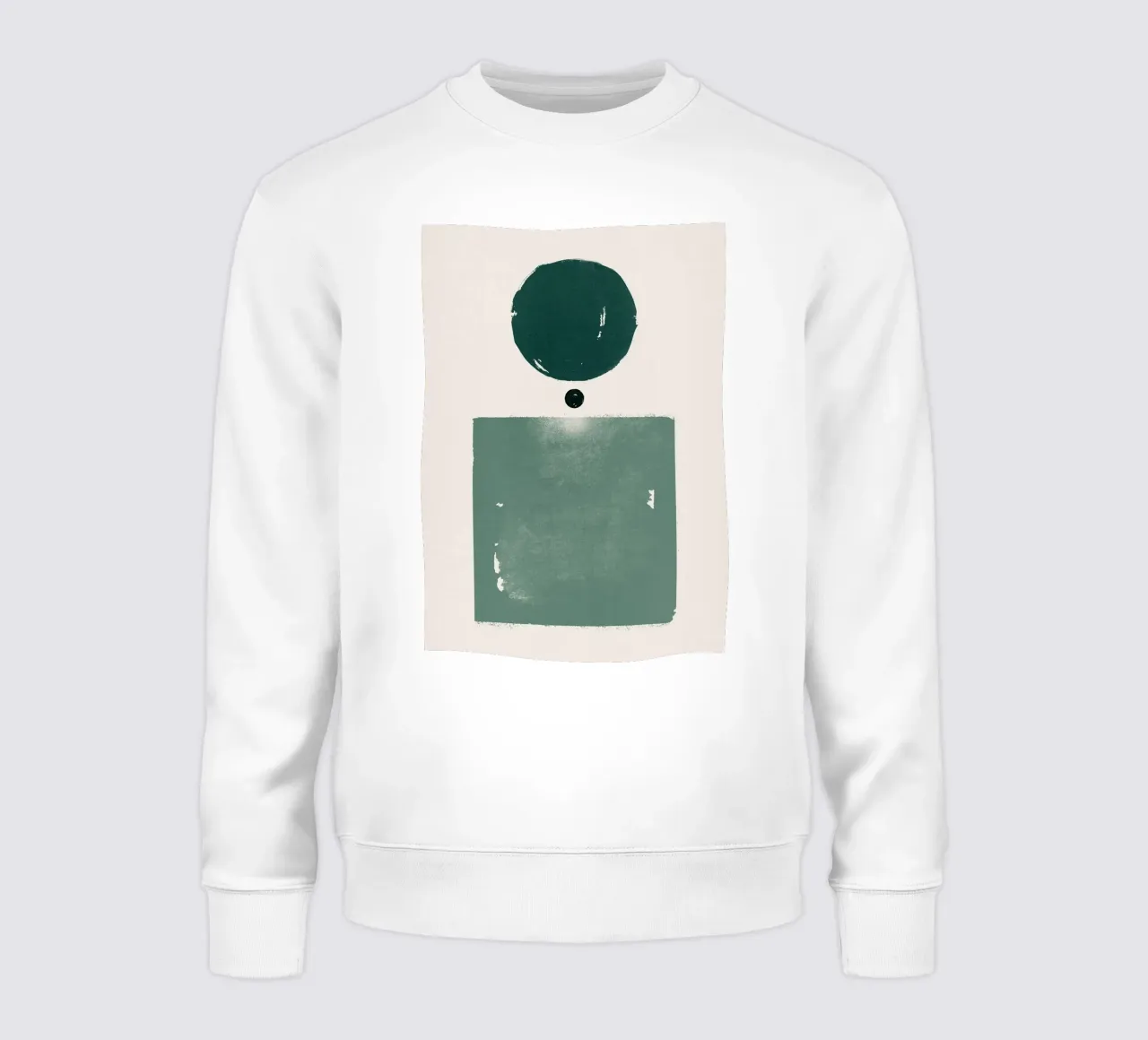 Ragazza smeraldo minimalista felpa da HARU HARU