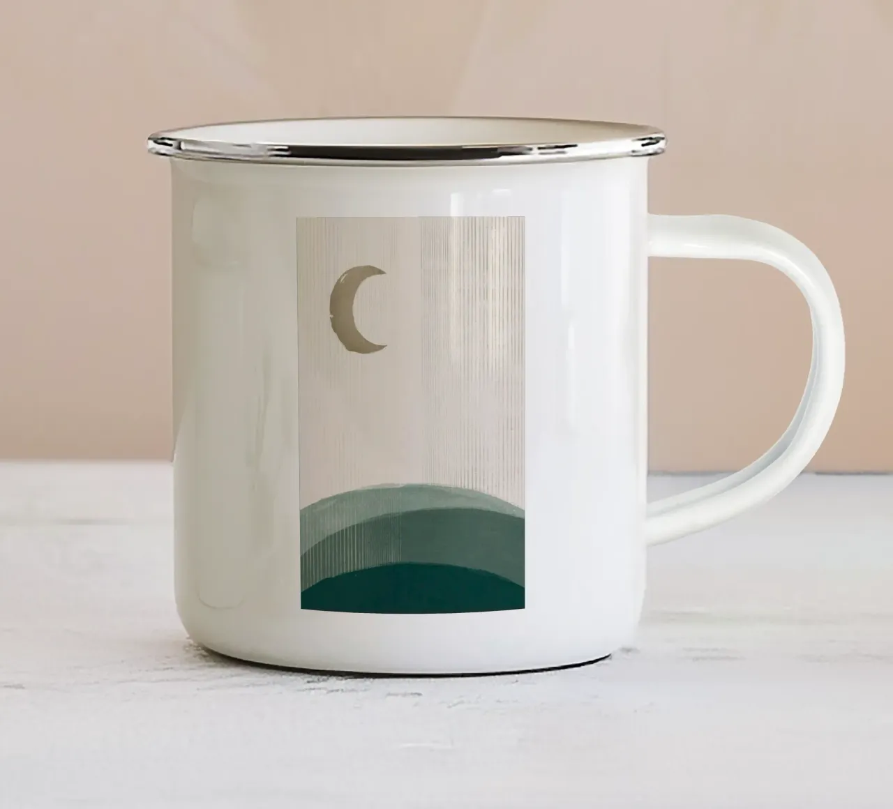 Rusty Moon Eenvoud emaille mok van HARU HARU
