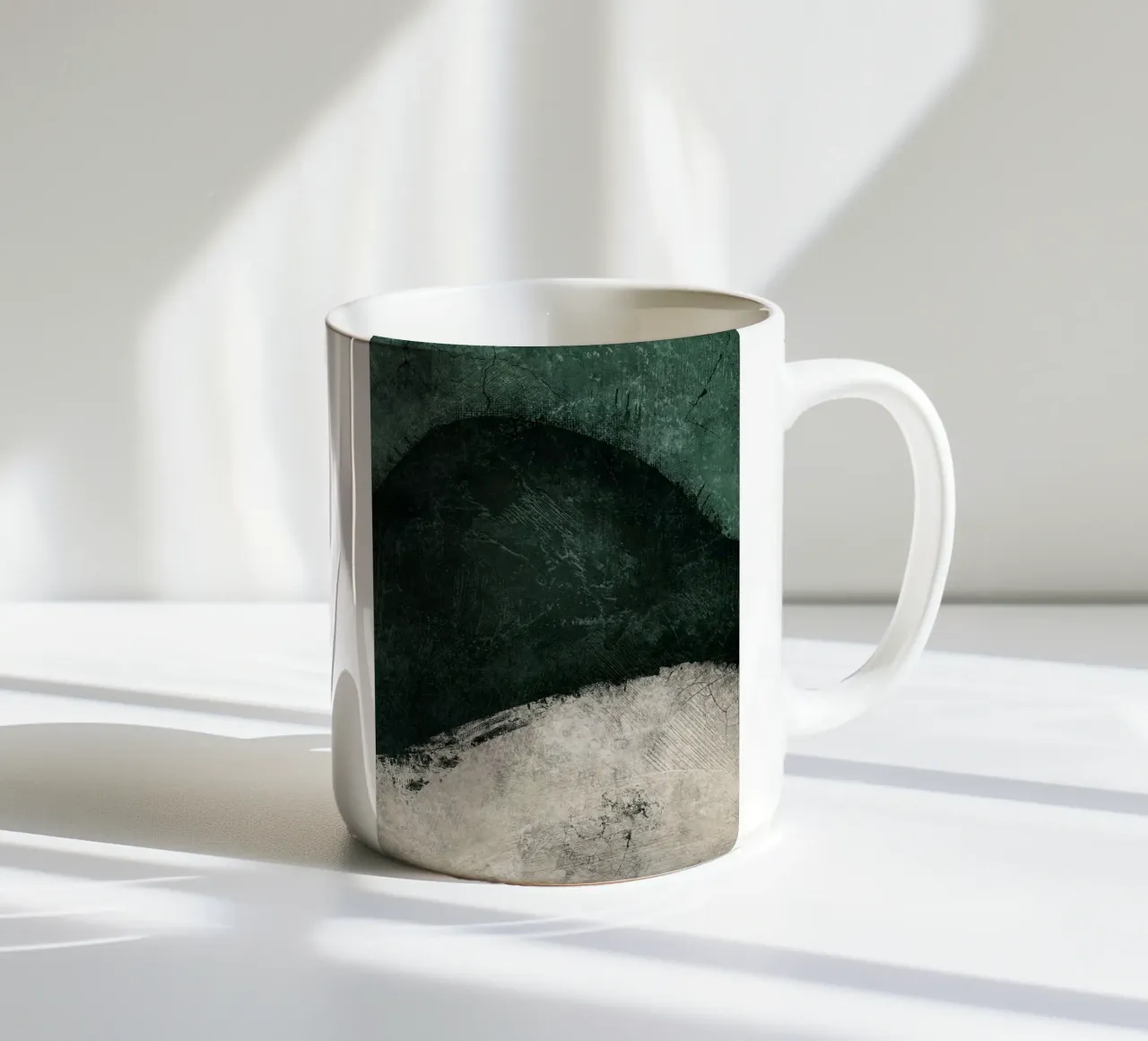 Smeraldo di mezzanotte n. 3 tazza in ceramica da HARU HARU