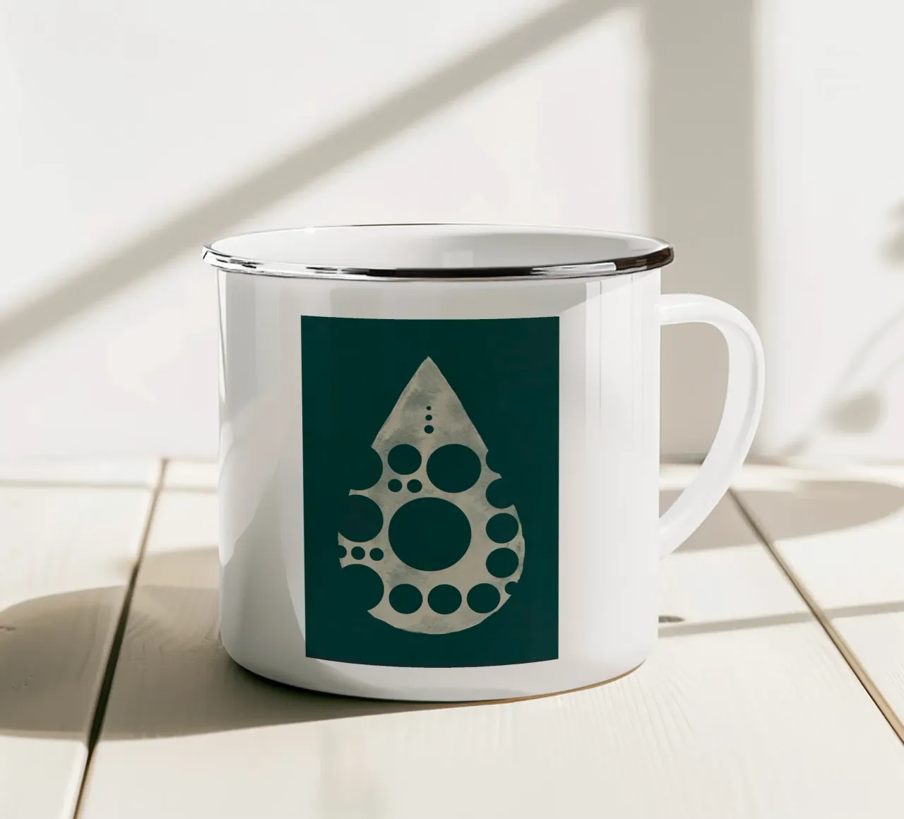 I dinosauri lacrimano tazza in smalto da HARU HARU