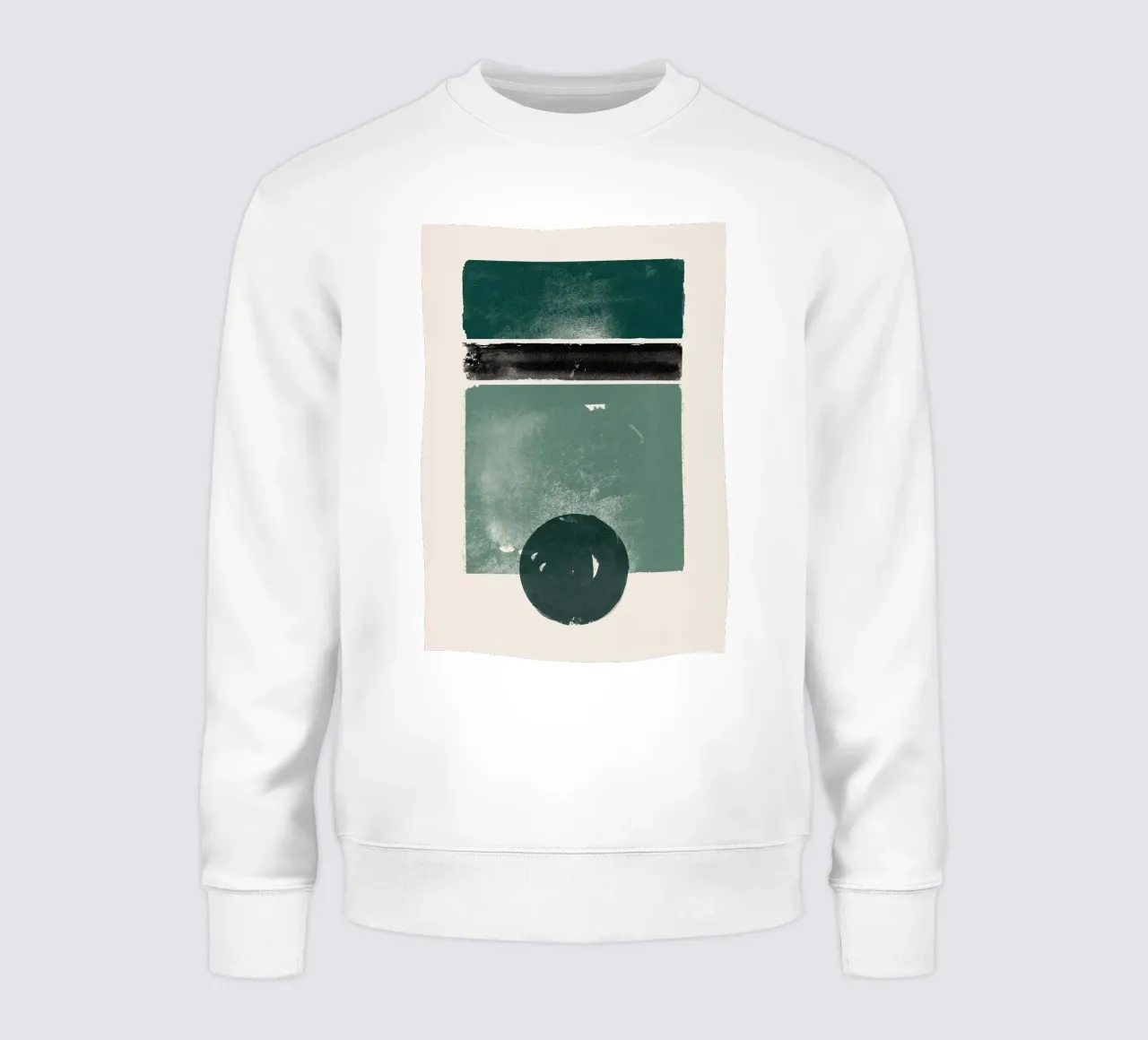 L'uomo astratto di smeraldo felpa da HARU HARU