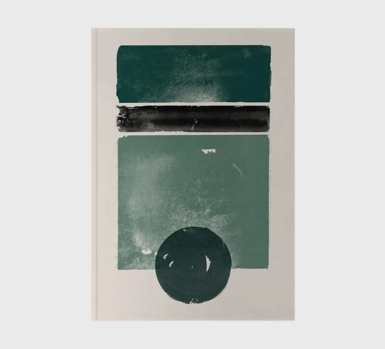 The Emerald Abstract Man notebook by HARU HARU