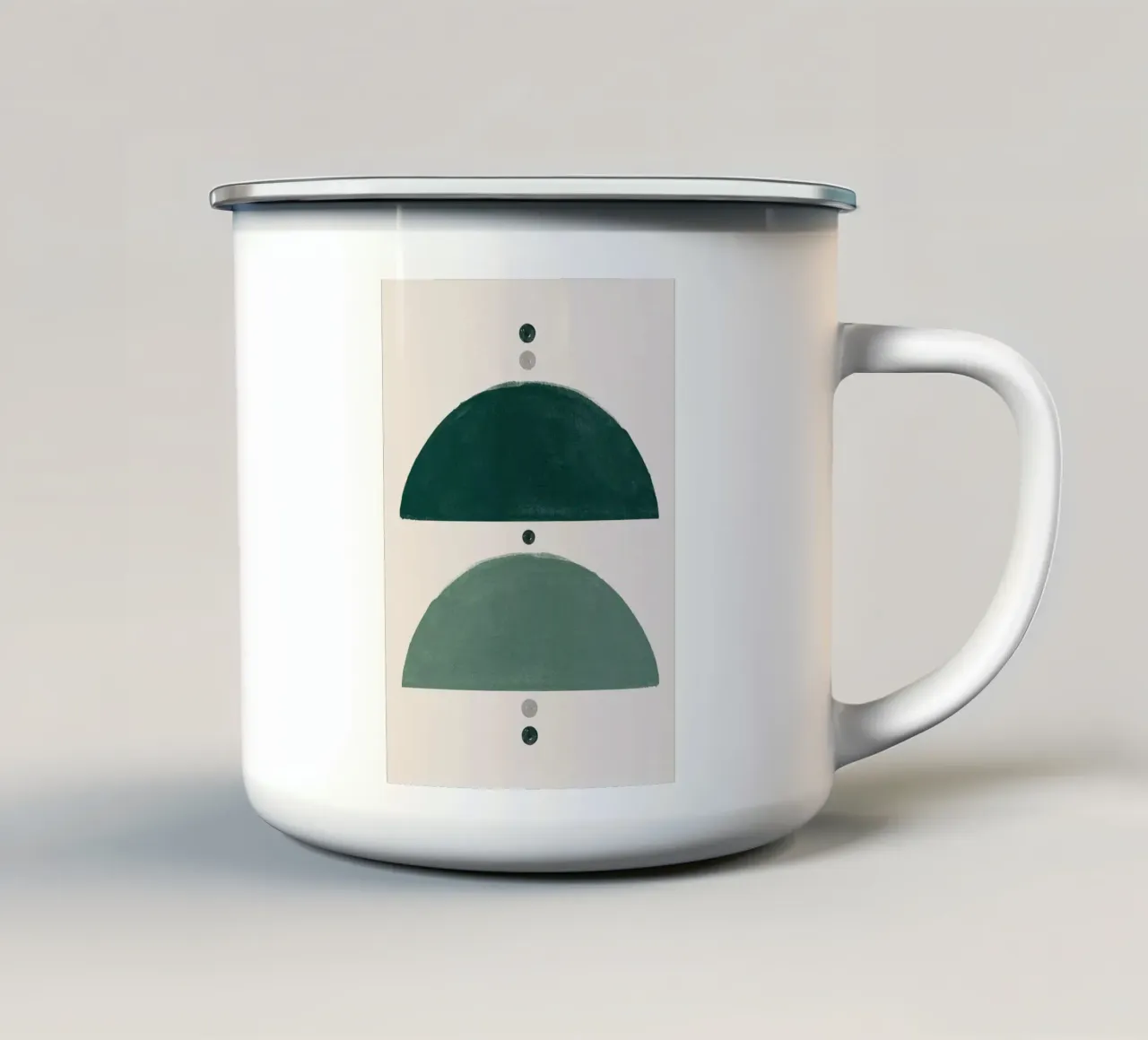 Sotto i miei ombrelli tazza in smalto da HARU HARU