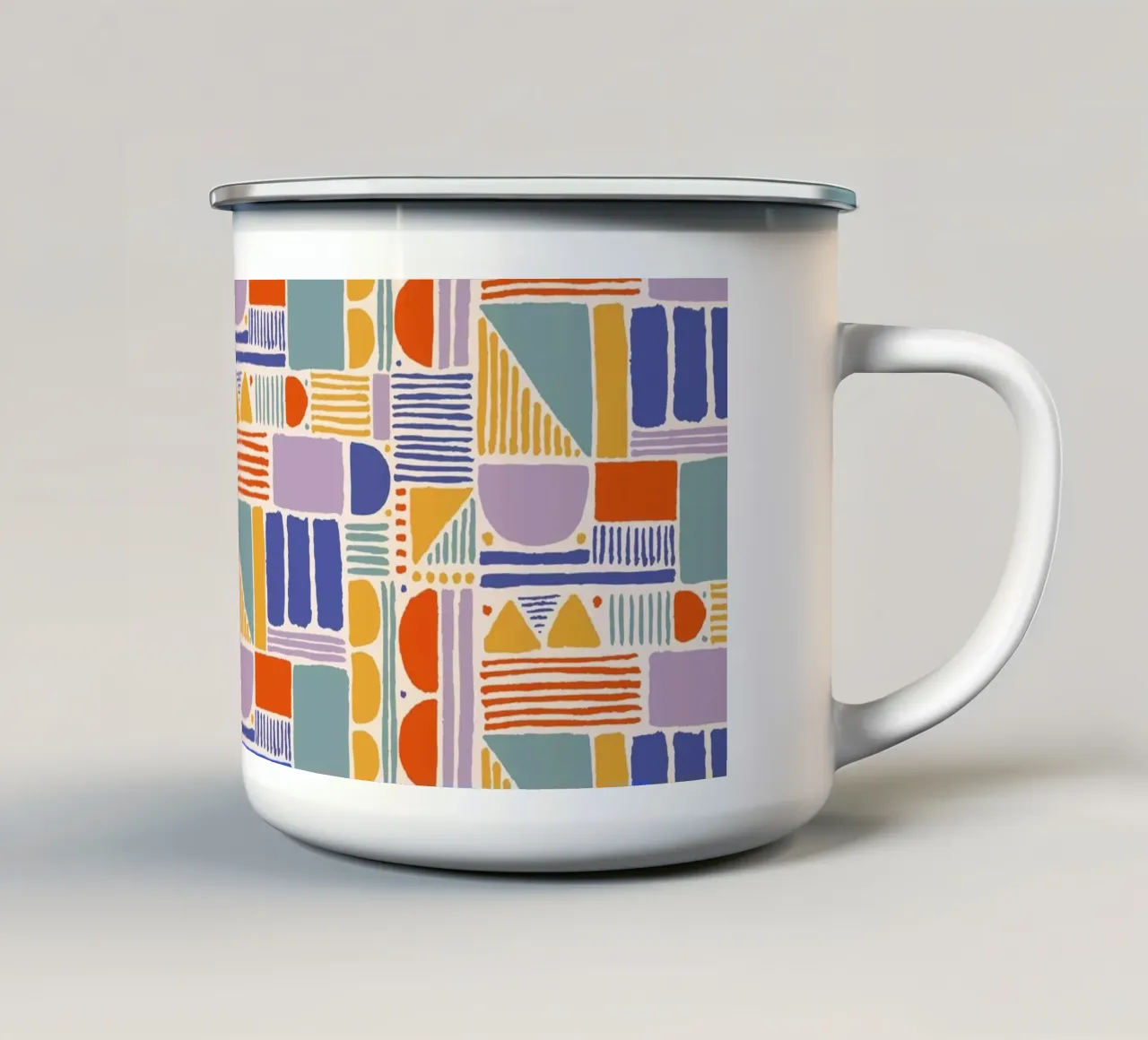 Àlex Roda - Shape Study taza de esmalte de The Artcircle