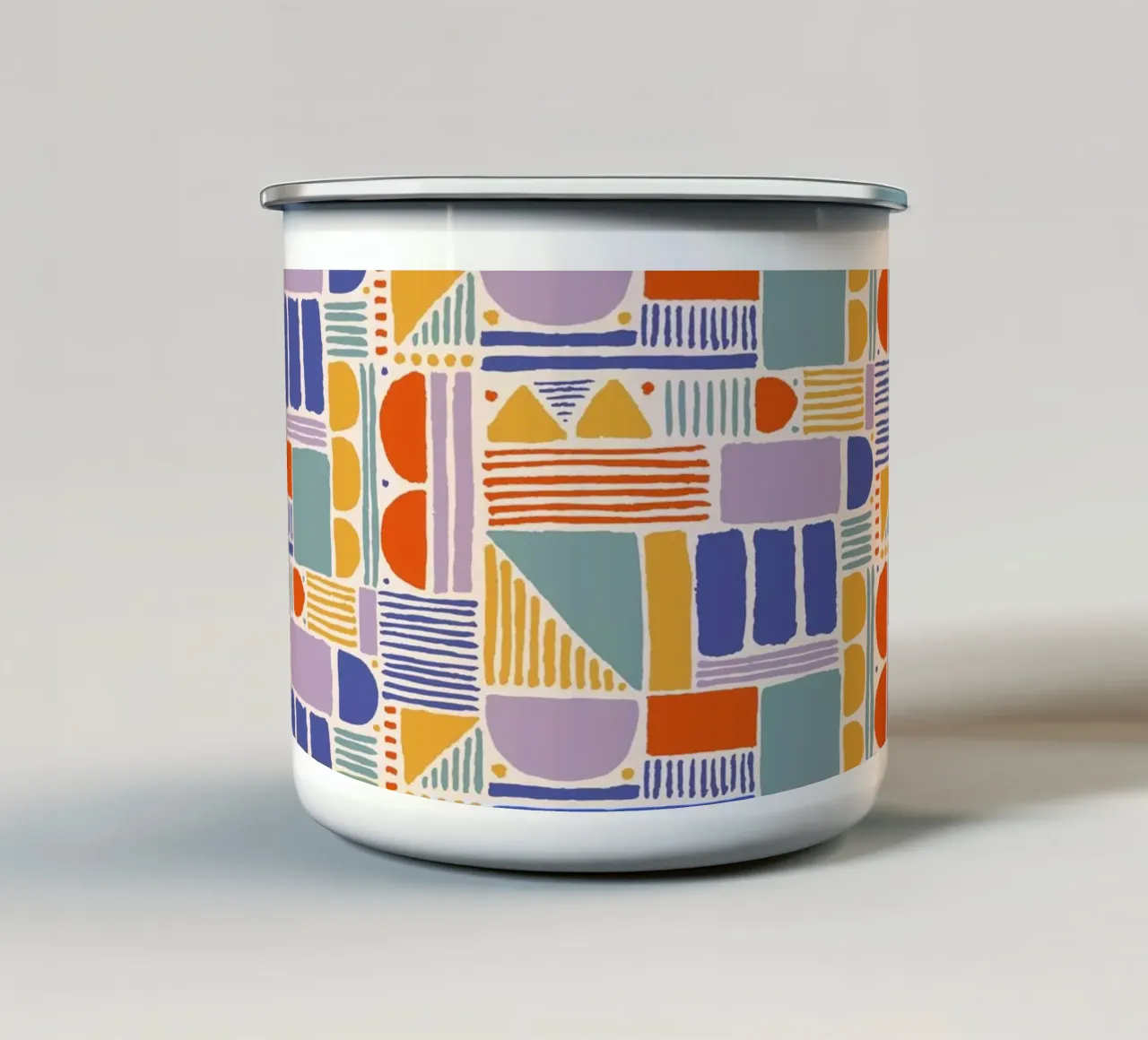Àlex Roda - Shape Study taza de esmalte de The Artcircle
