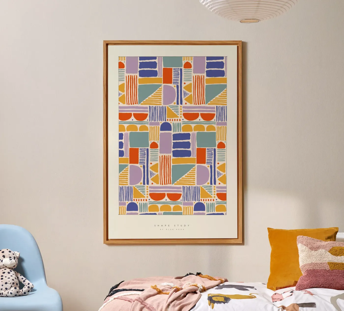 Àlex Roda - Shape Study forex-plaat van The Artcircle