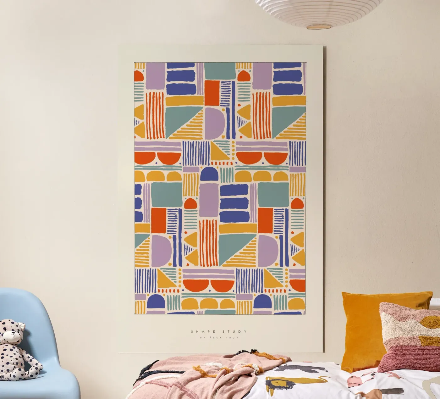 Àlex Roda - Shape Study forex-plaat van The Artcircle