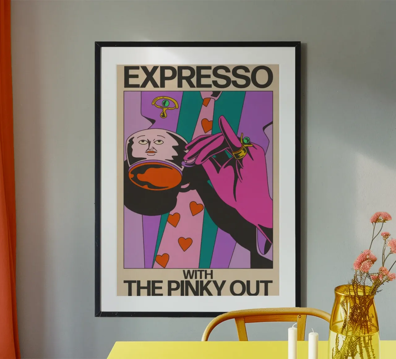 Espresso con il mignolo fuori carta hahnemühle da Harley Rice