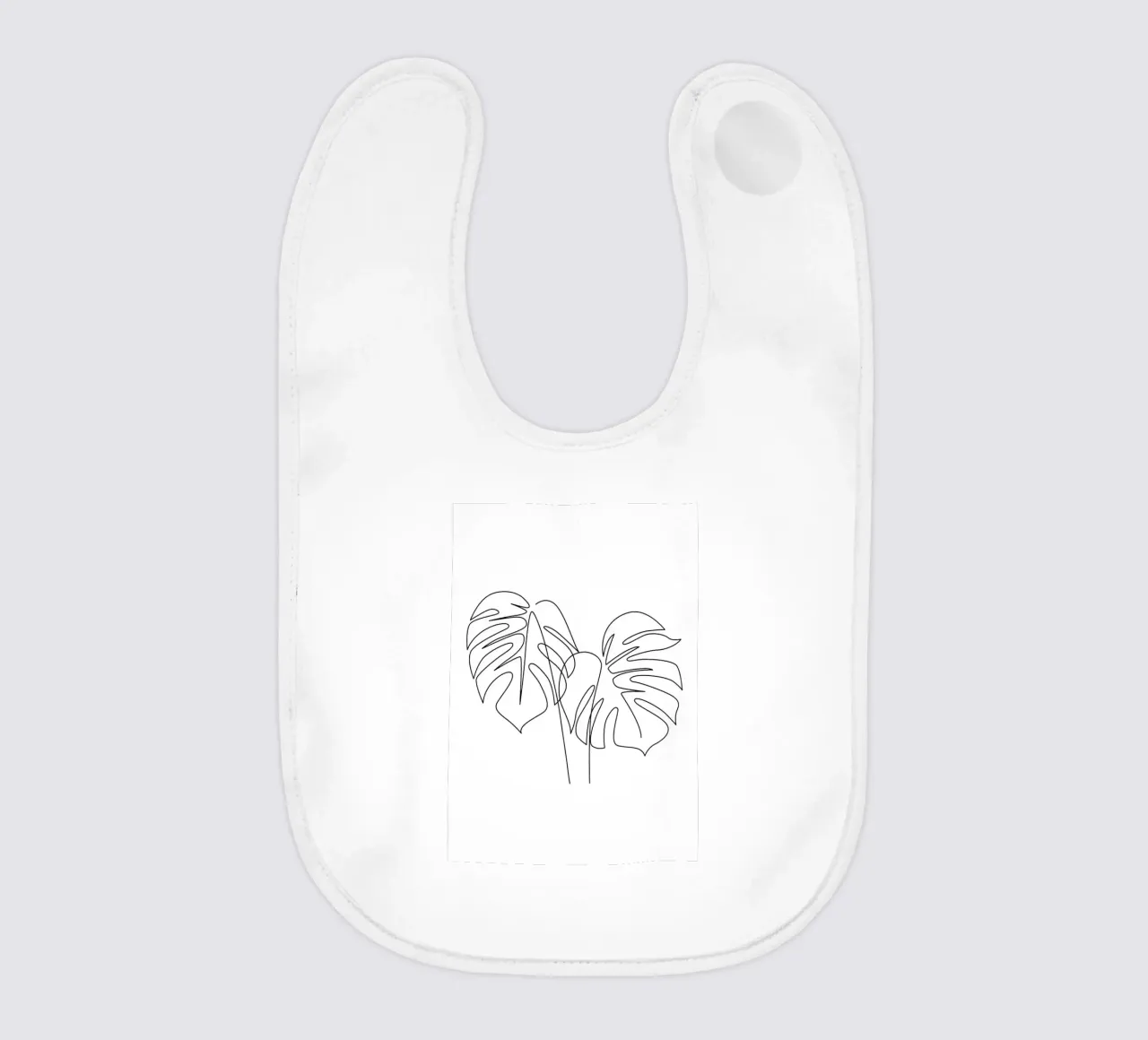 Monstera floreale One Line bavaglino da ORION