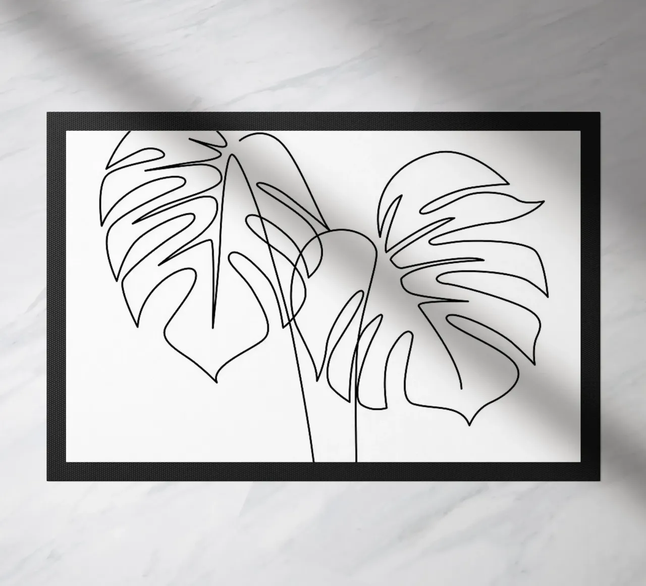 Monstera floreale One Line zerbino da ORION