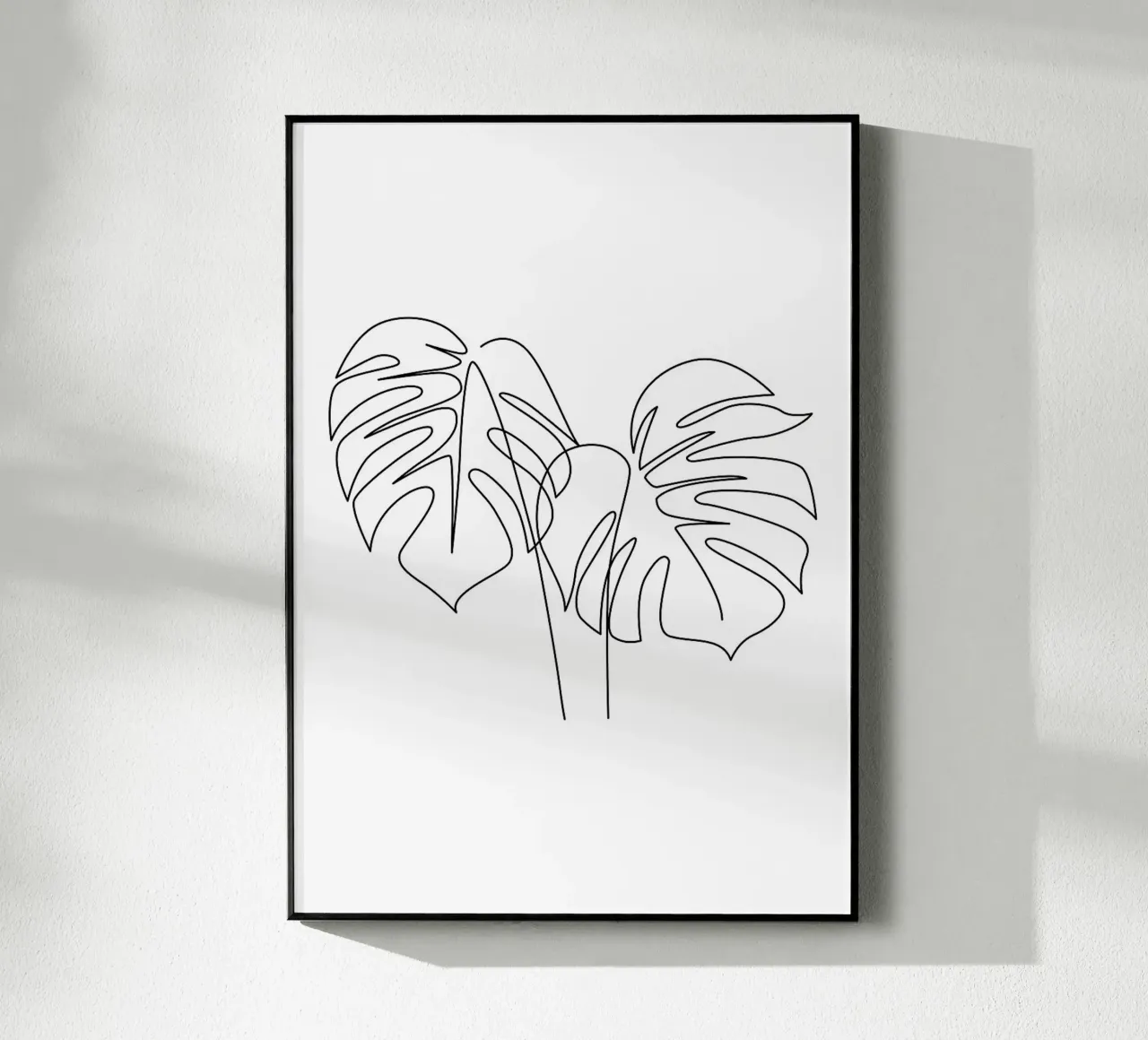 Monstera floreale One Line plexiglass da ORION