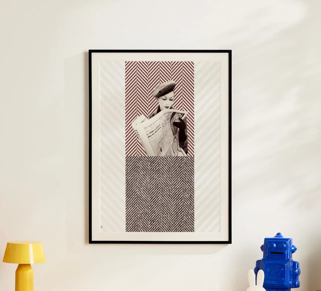 Fashion and Geometry 18 poster con telaio in alluminio da DesmondBates