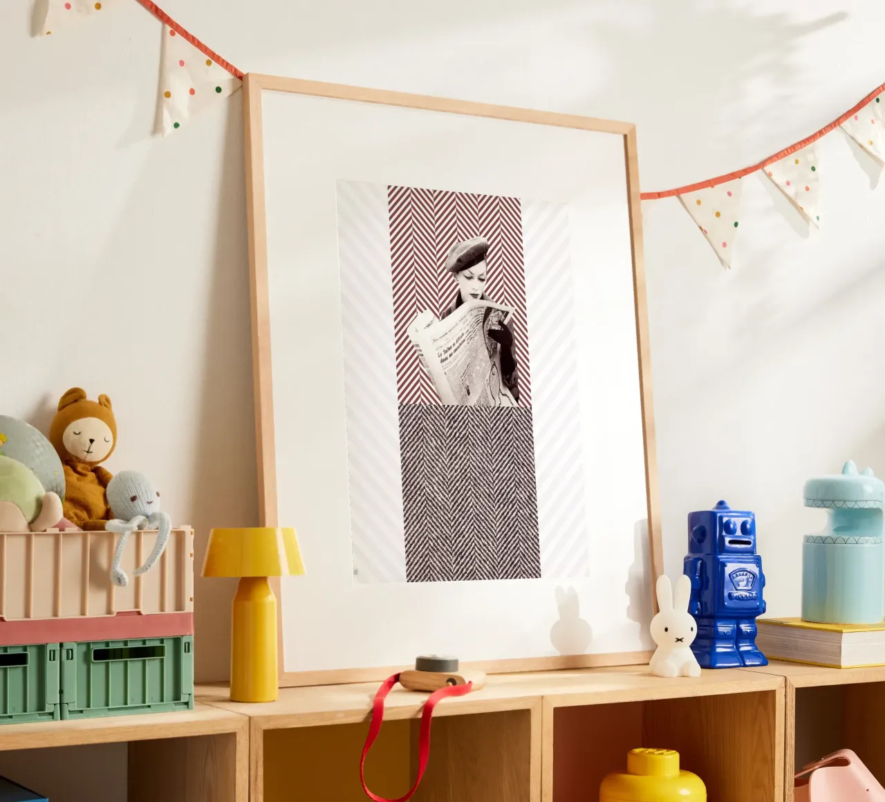 Fashion and Geometry 18 poster con telaio in alluminio da DesmondBates