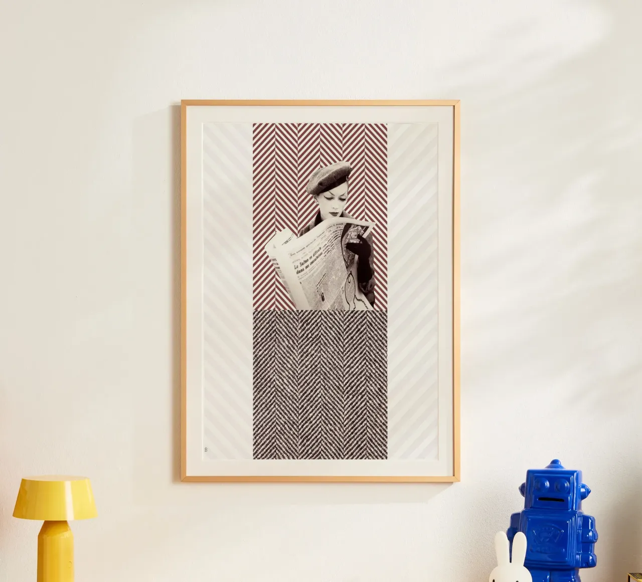 Fashion and Geometry 18 poster con telaio in alluminio da DesmondBates