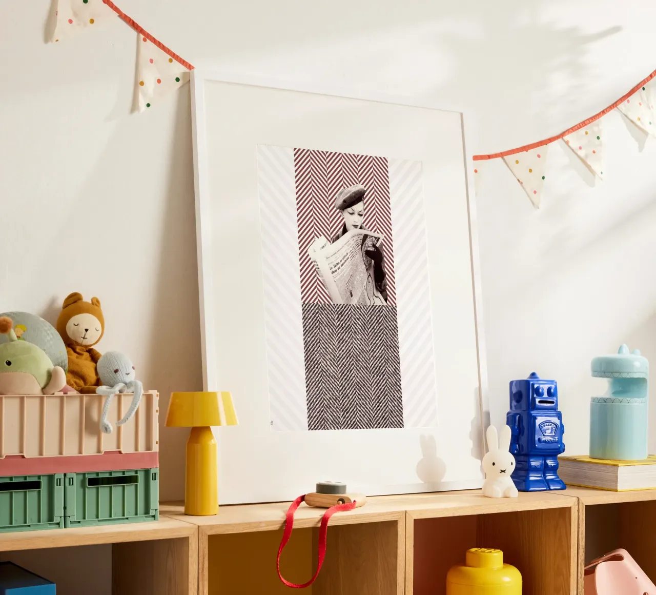 Fashion and Geometry 18 poster con telaio in alluminio da DesmondBates