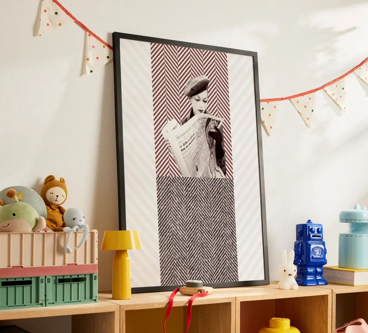 Fashion and Geometry 18 poster con telaio in alluminio da DesmondBates