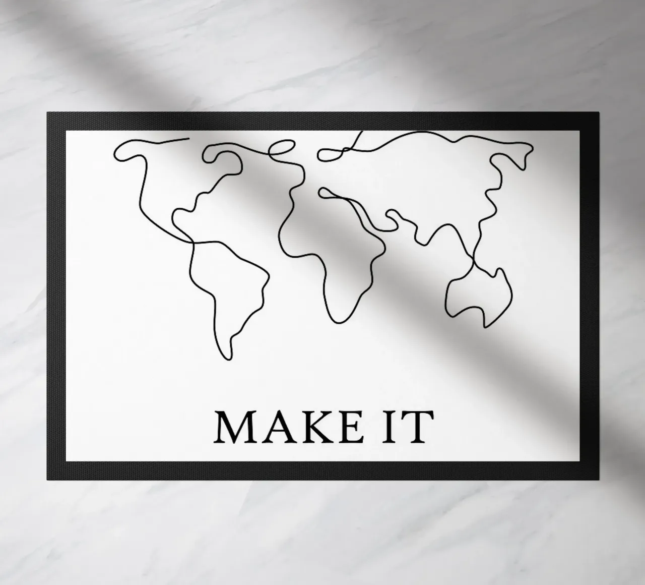 Arte lineare Make It Happen zerbino da ORION
