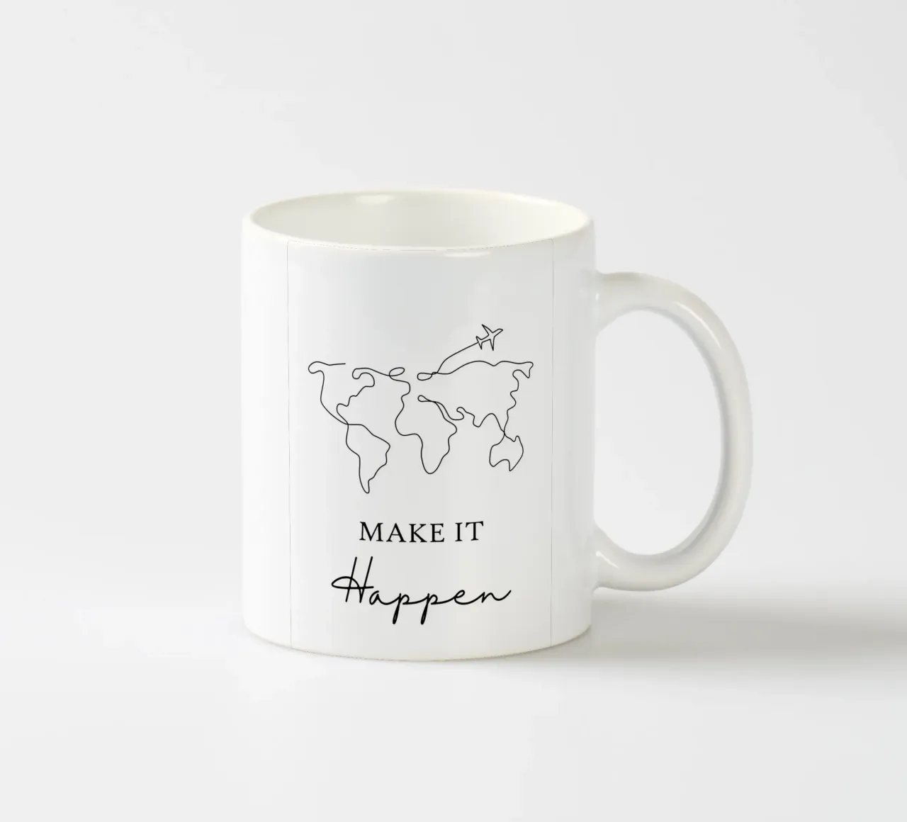 Arte lineare Make It Happen tazza in ceramica da ORION