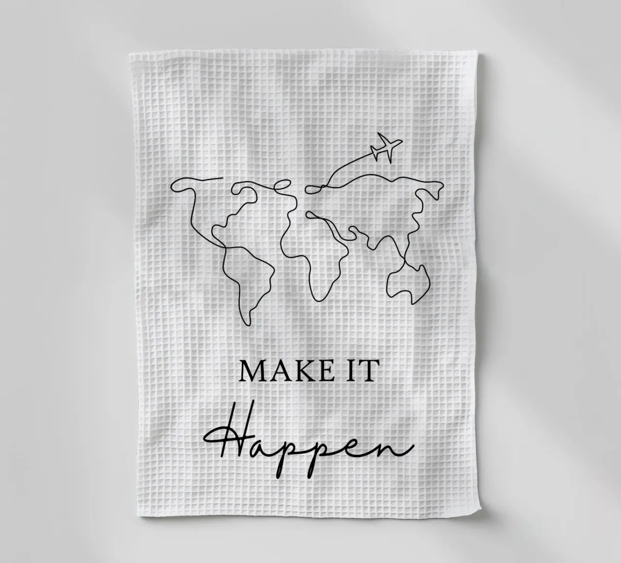 Make It Happen Line Art torchon de ORION