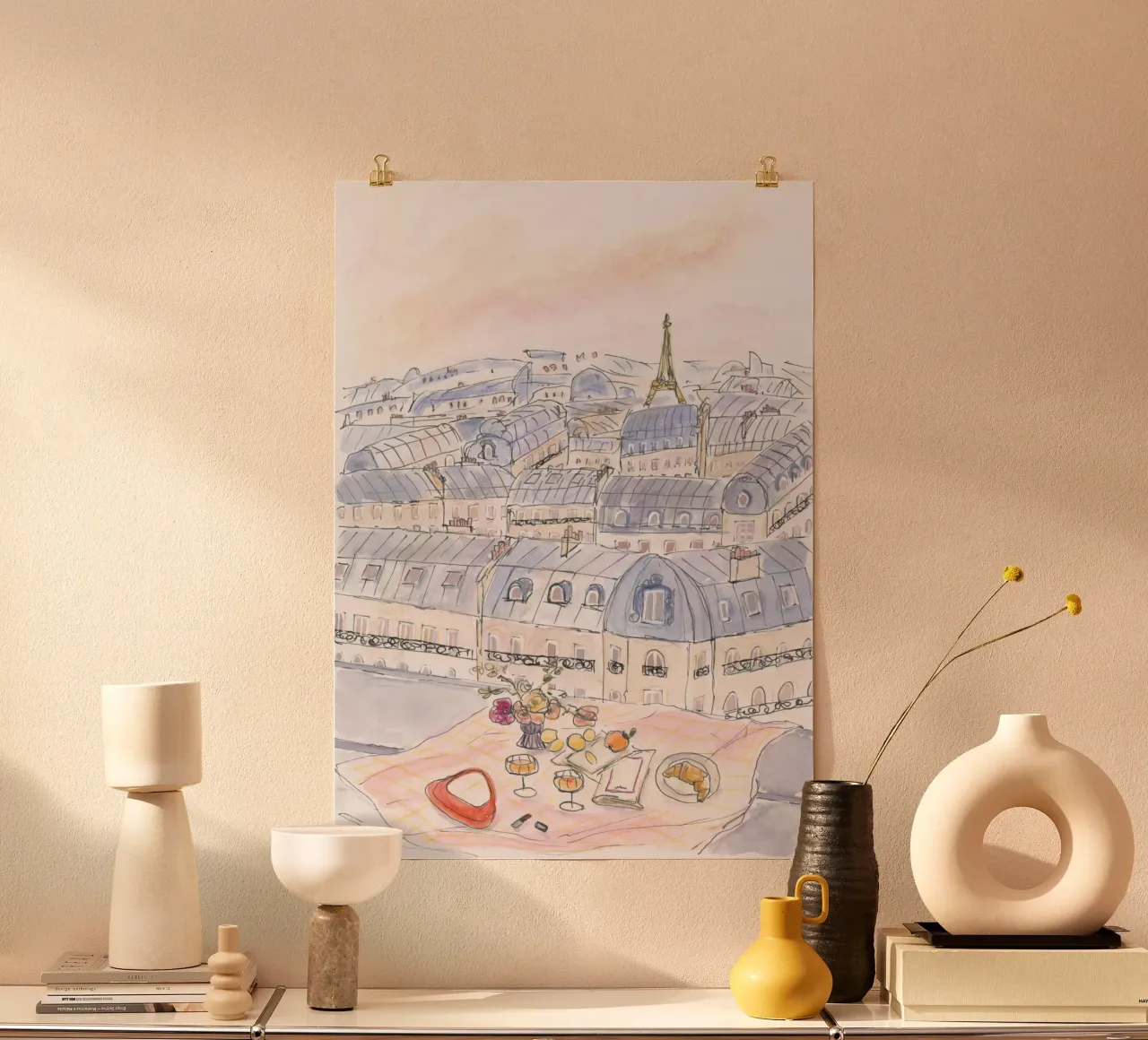 Tetto parigino poster da Katharina Puritscher