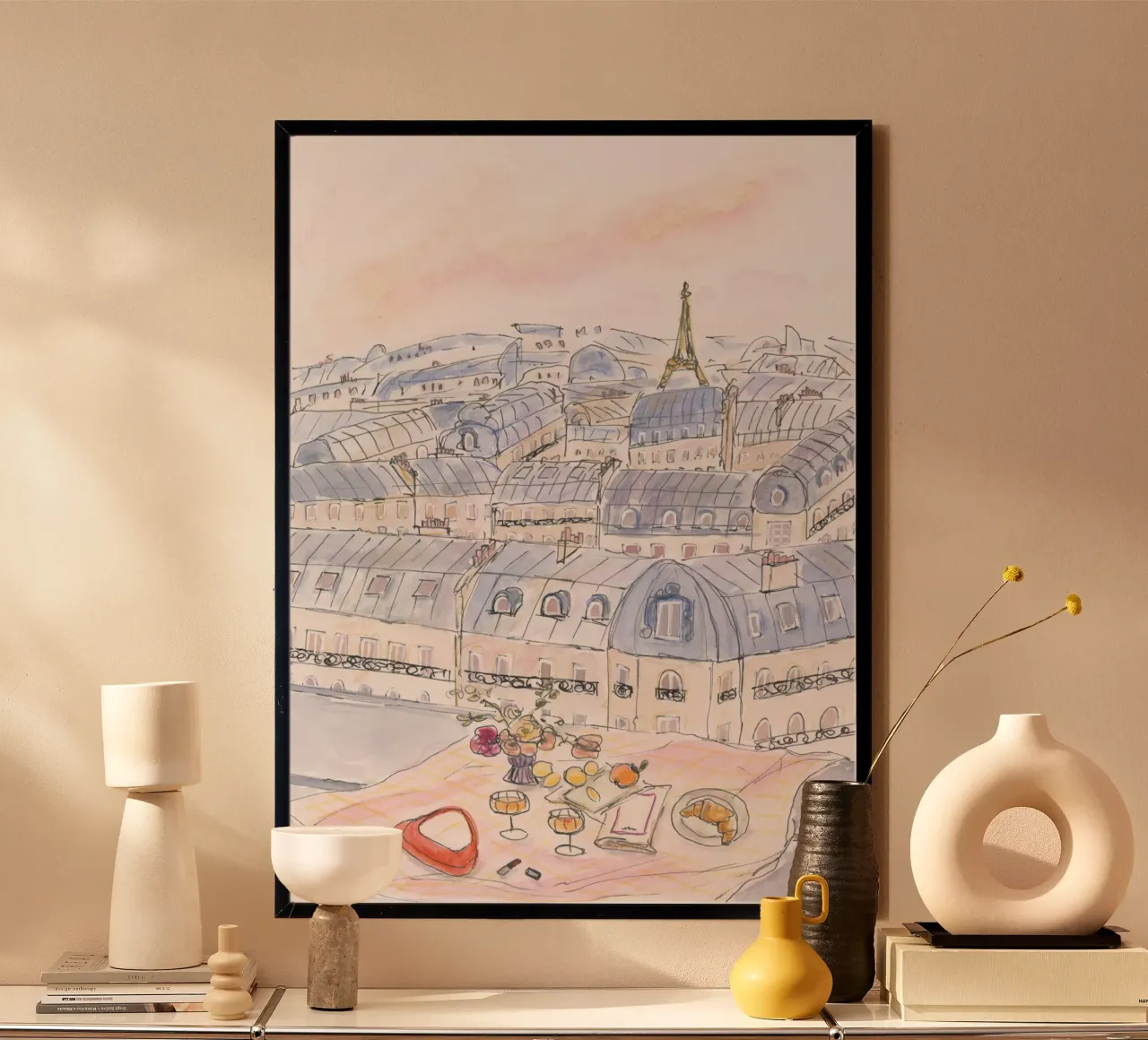 Tetto parigino poster da Katharina Puritscher