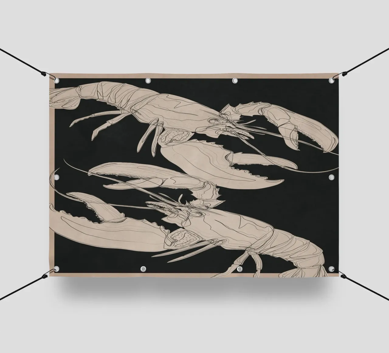 Lobsters telo in pvc da Nadjaa