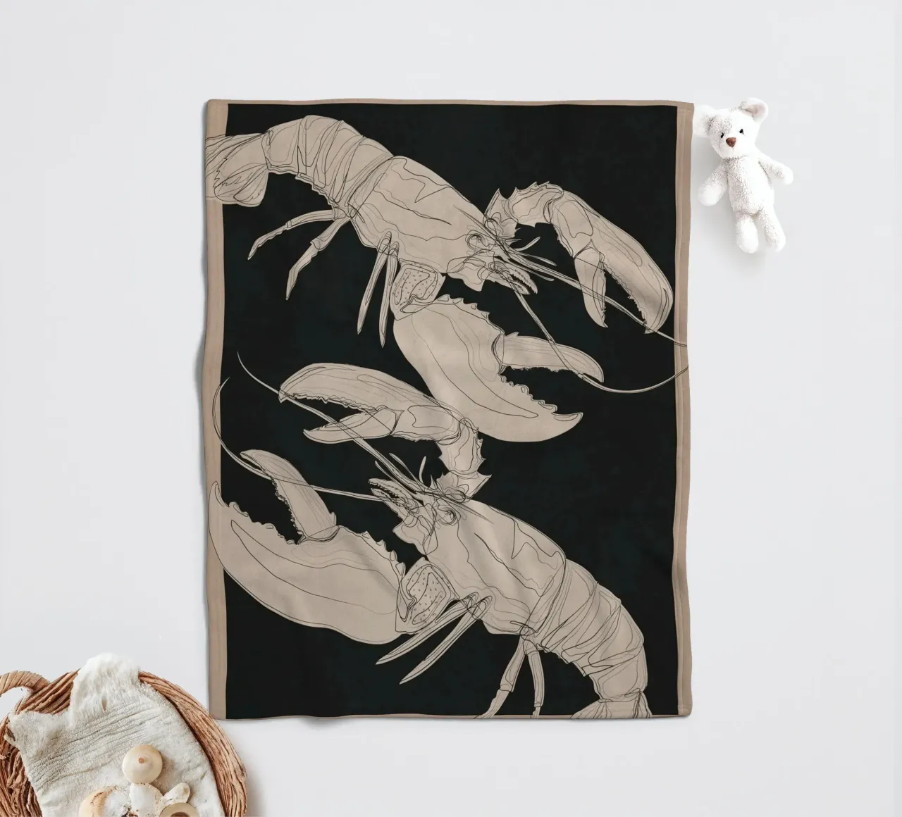 Lobsters coperta in pile da Nadjaa