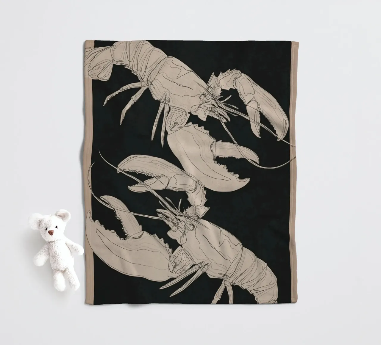 Lobsters coperta in pile da Nadjaa