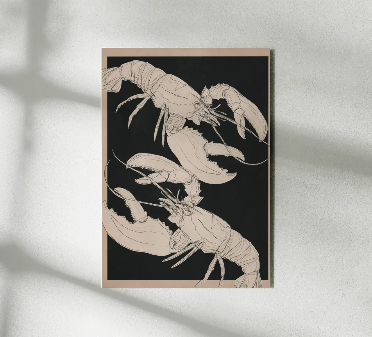Lobsters alluminio dibond da Nadjaa