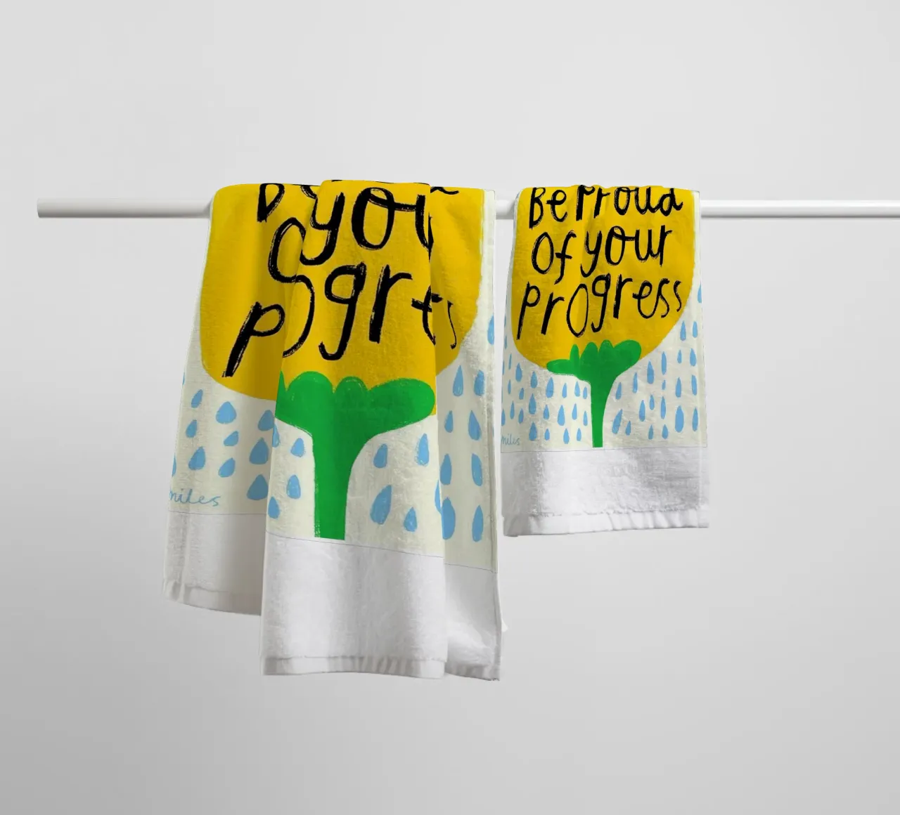 enorgullécete de tus progresos toalla de baño de SOLKIN STORE