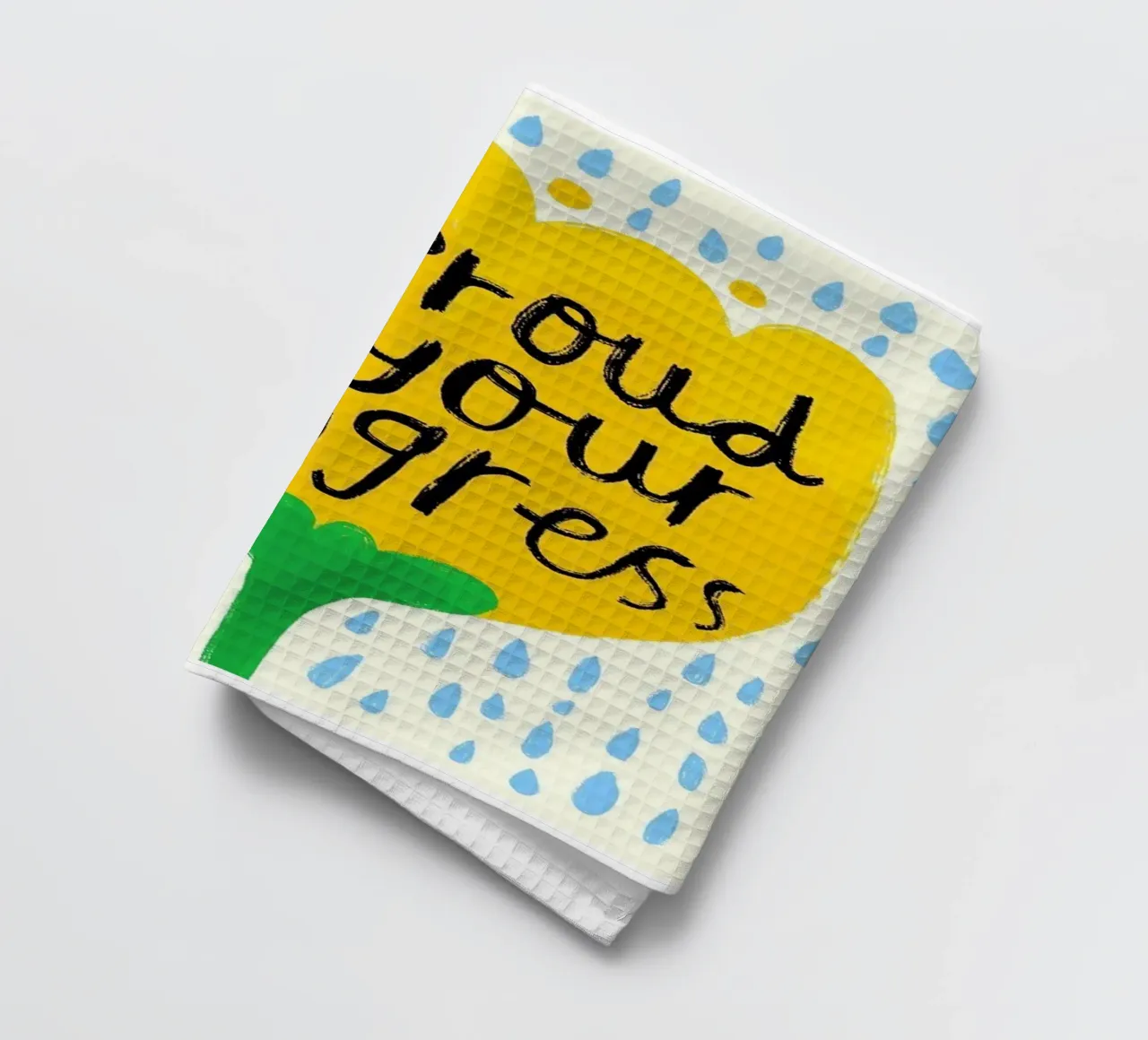 sei stolz auf deine Fortschritte Geschirrtuch von SOLKIN STORE