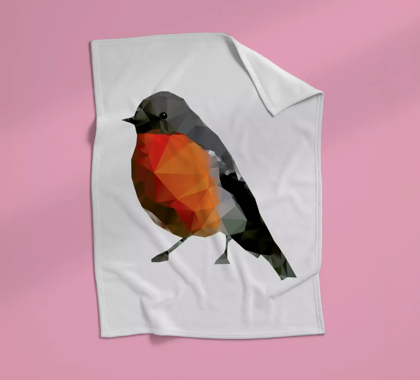 Geo Robin fleecedeken van Three Of The Possessed