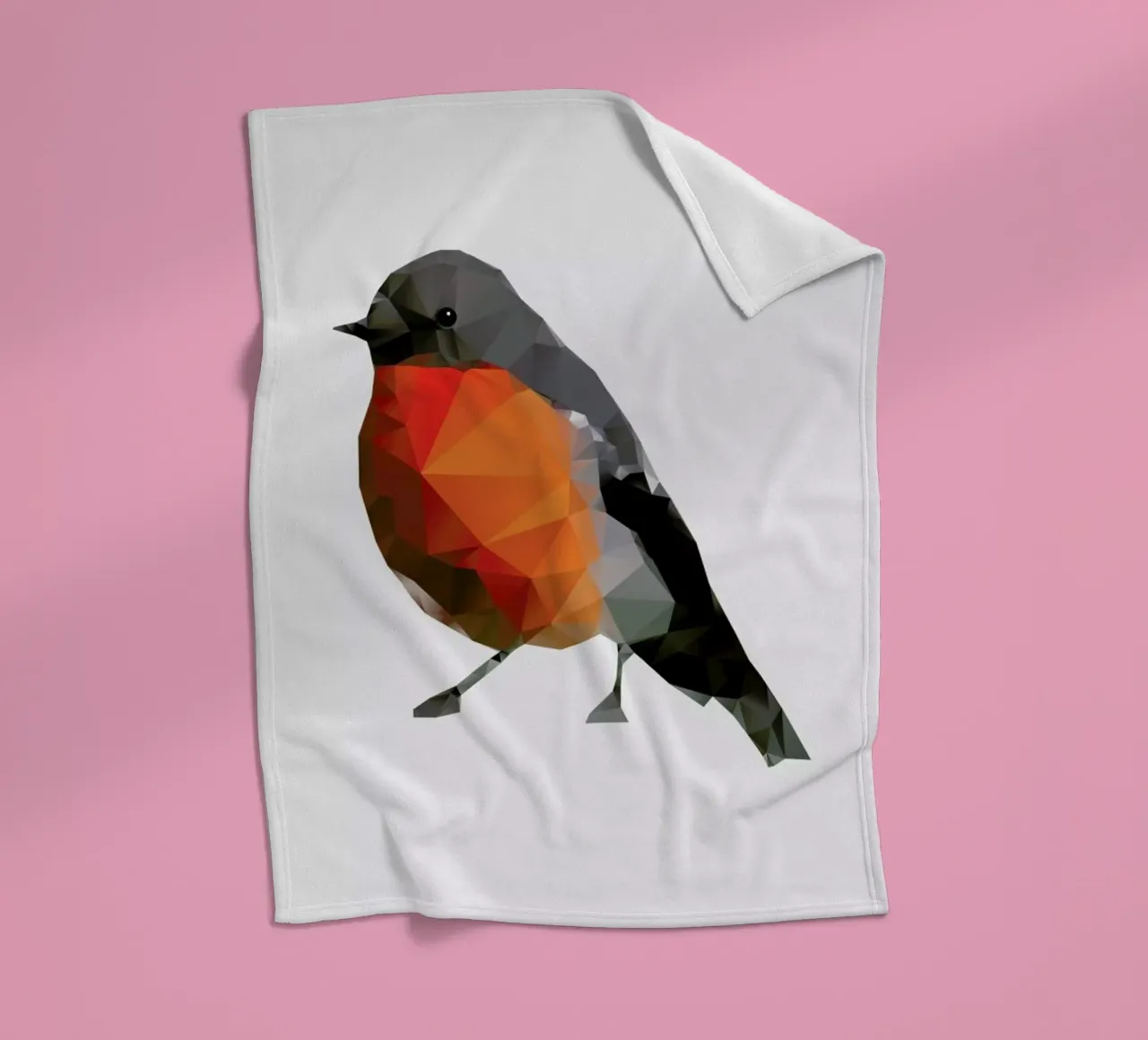 Geo Robin Fleecedecke von Three Of The Possessed