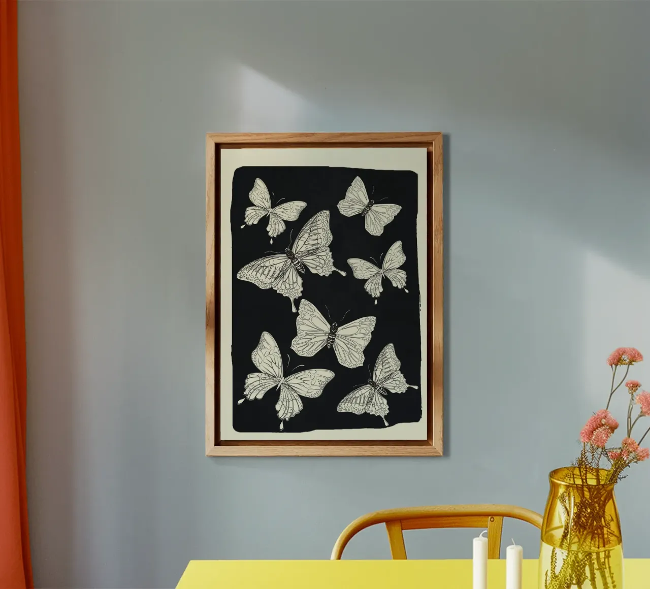 Flying Butterflies 1 alluminio dibond da Nadjaa