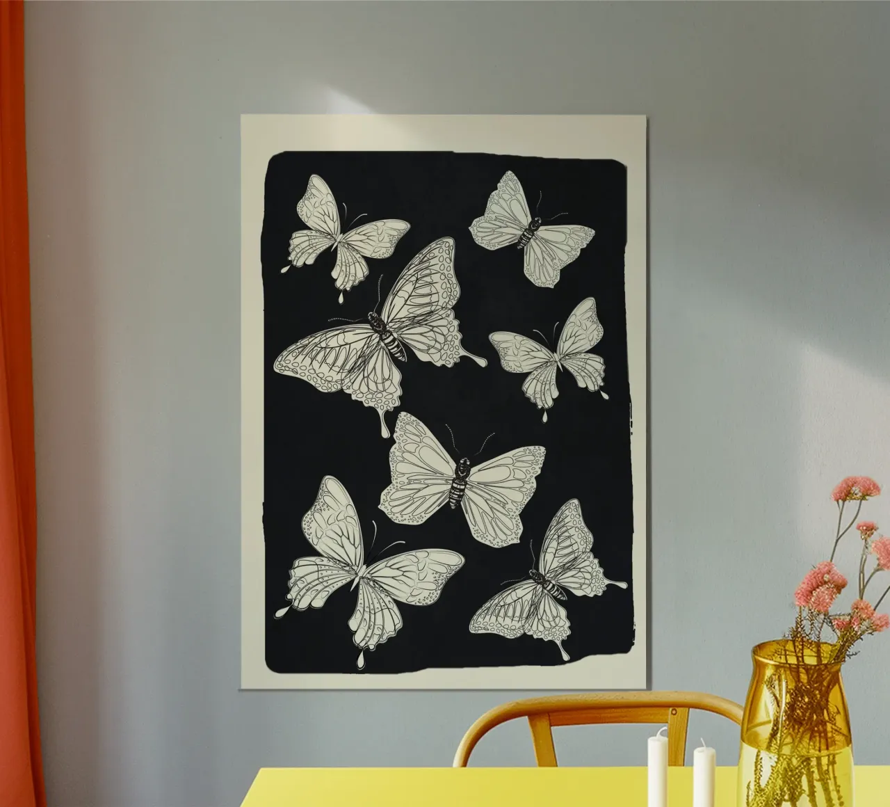 Flying Butterflies 1 alluminio dibond da Nadjaa