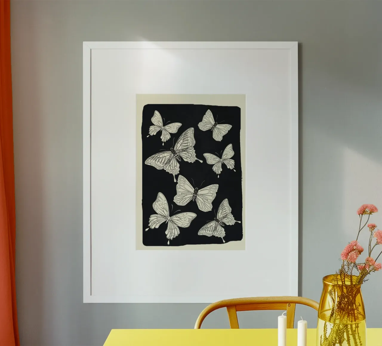 Flying Butterflies 1 carta hahnemühle da Nadjaa