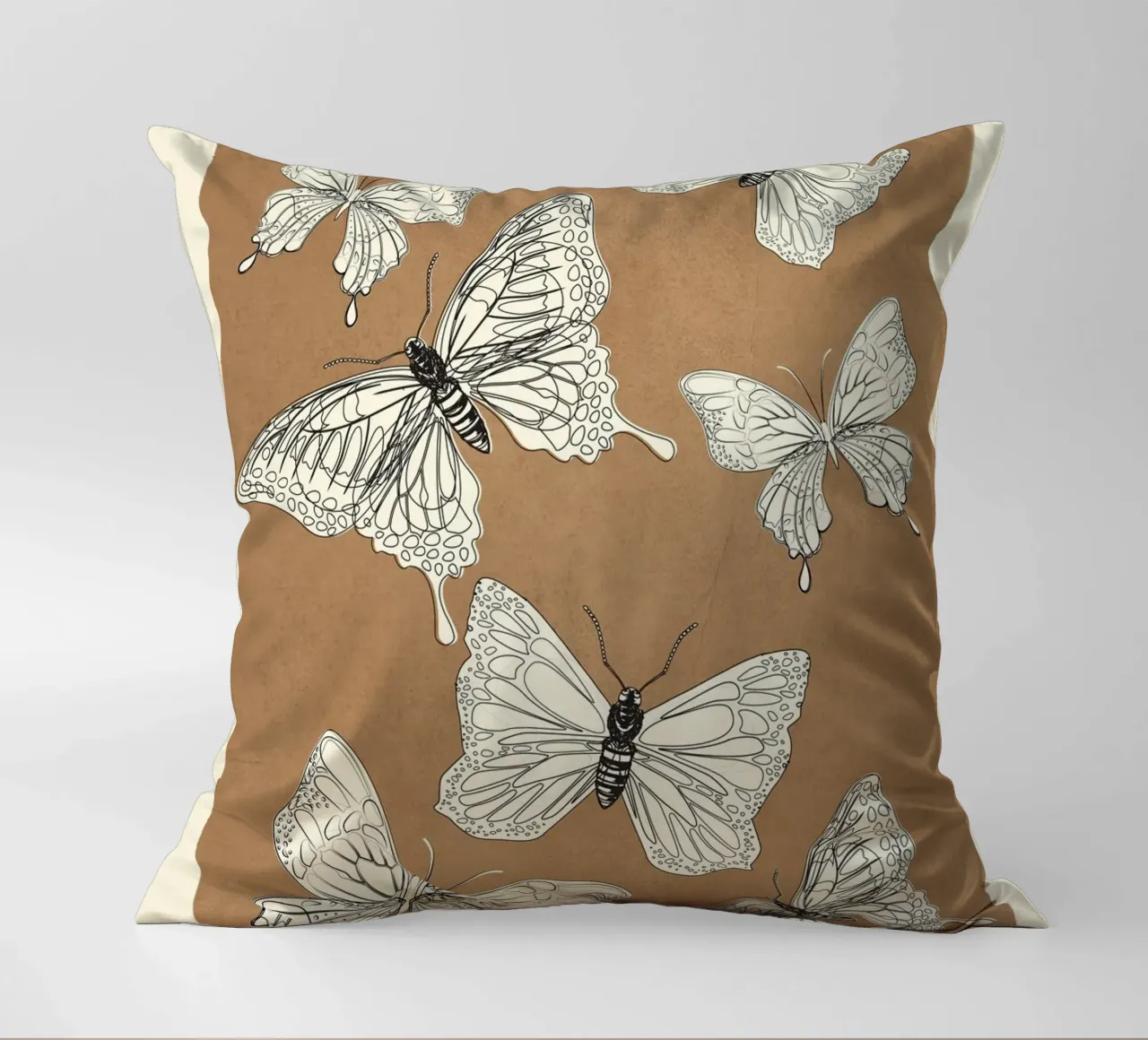 Flying Butterflies 2 cuscino da Nadjaa