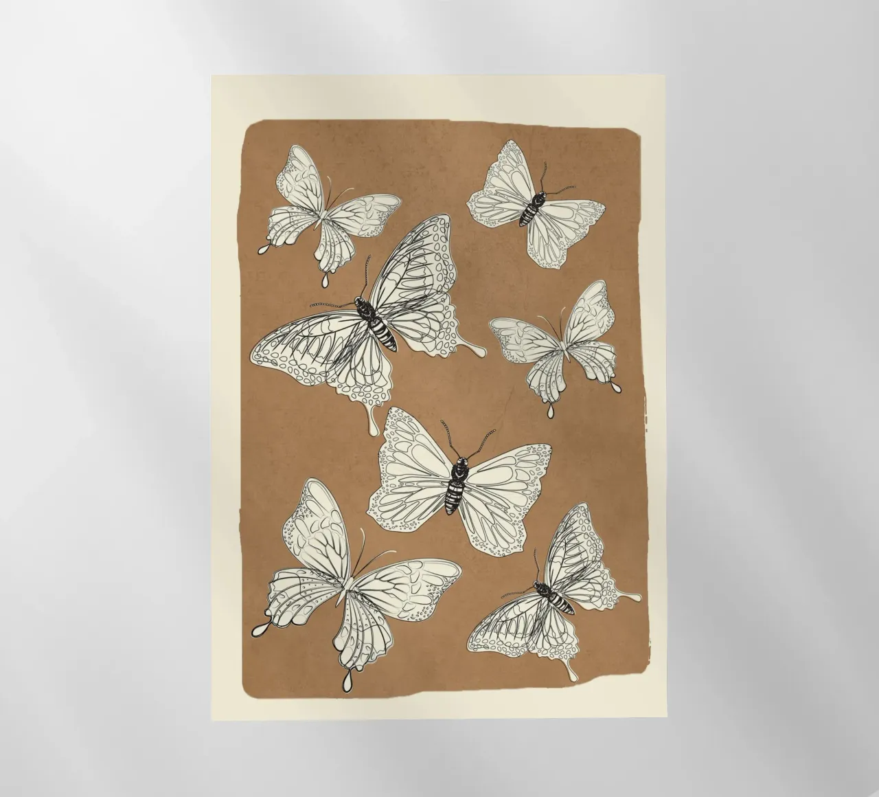 Flying Butterflies 2 pellicola backlit da Nadjaa