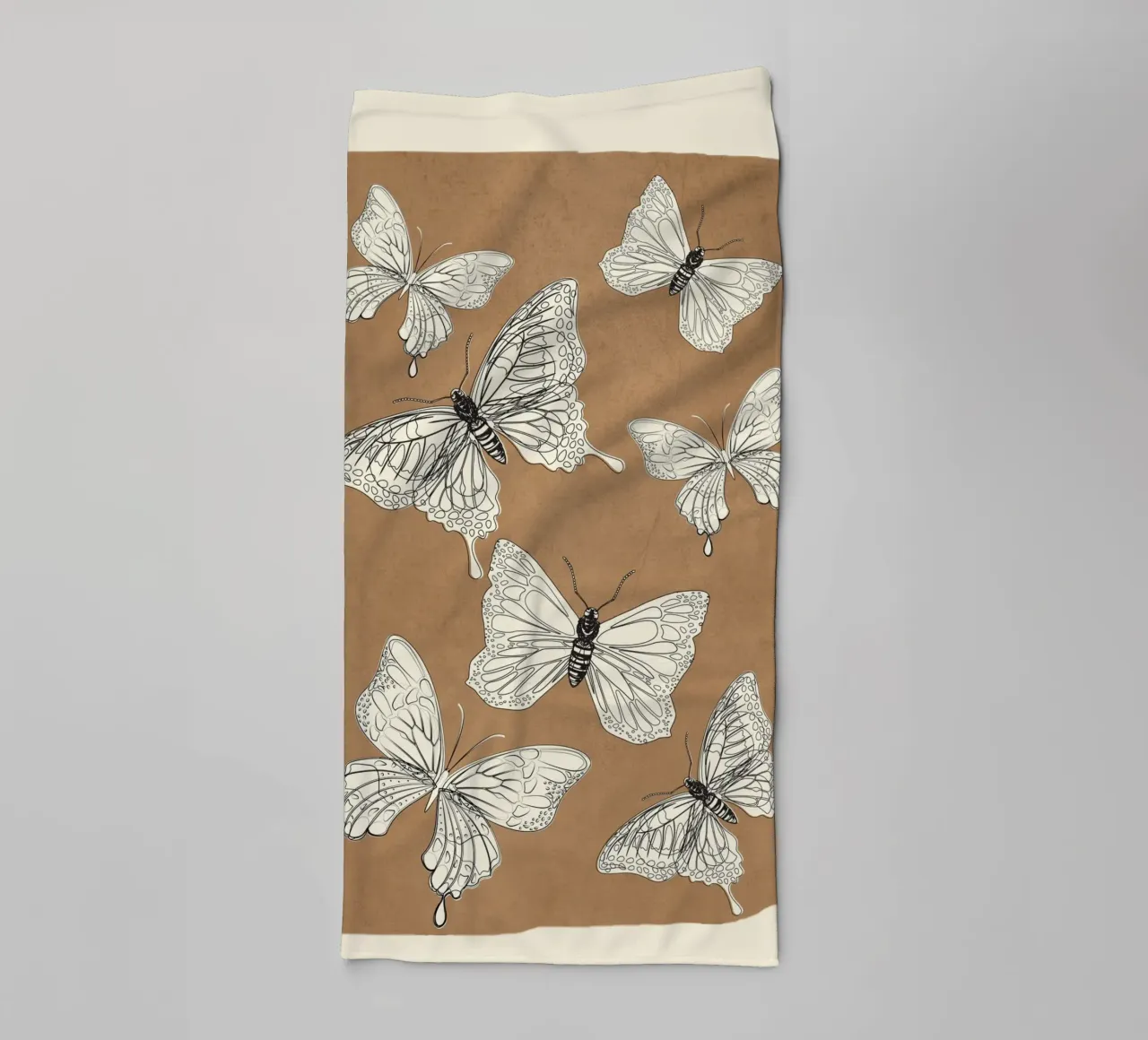 Flying Butterflies 2 asciugamano da bagno da Nadjaa