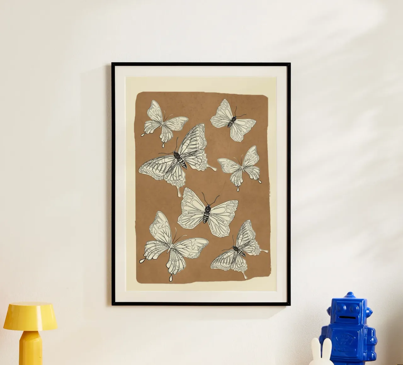 Flying Butterflies 2 carta hahnemühle da Nadjaa