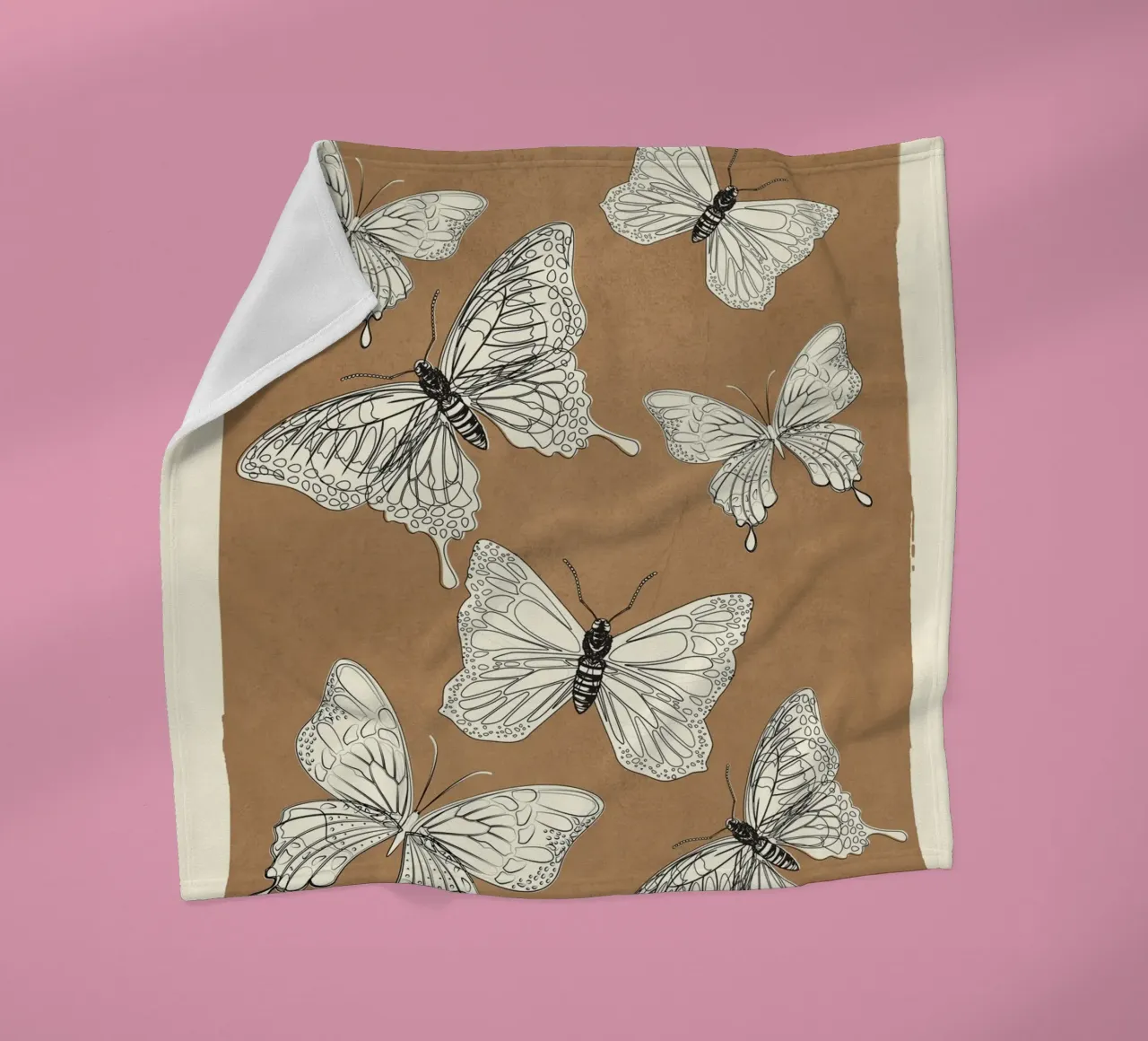 Flying Butterflies 2 coperta in pile da Nadjaa