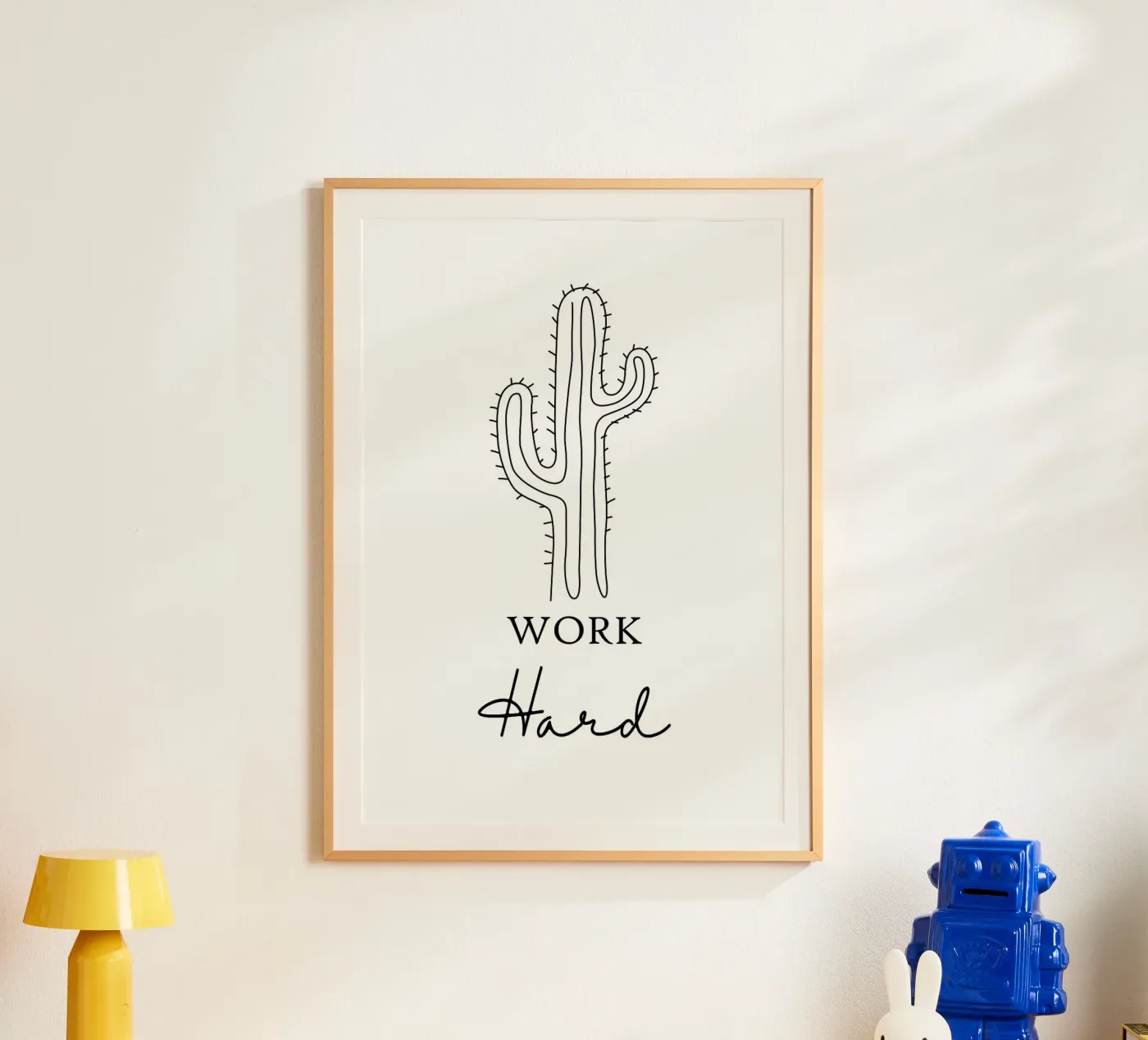 Poster per l'ufficio Work Hard poster da ORION