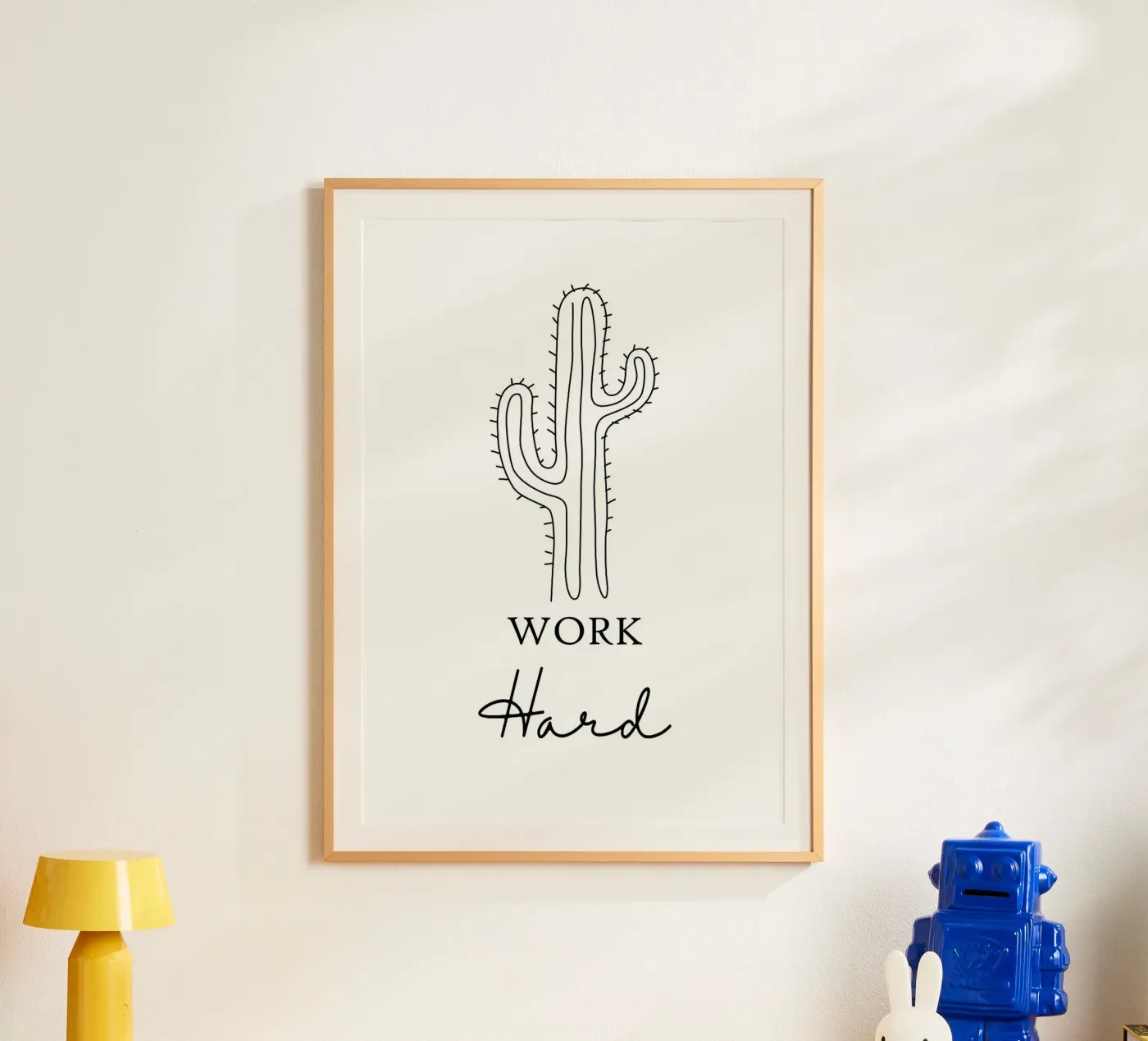Work Hard Office Poster poster by ORION