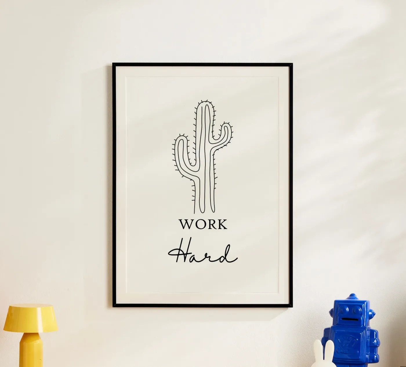 Poster per l'ufficio Work Hard poster da ORION