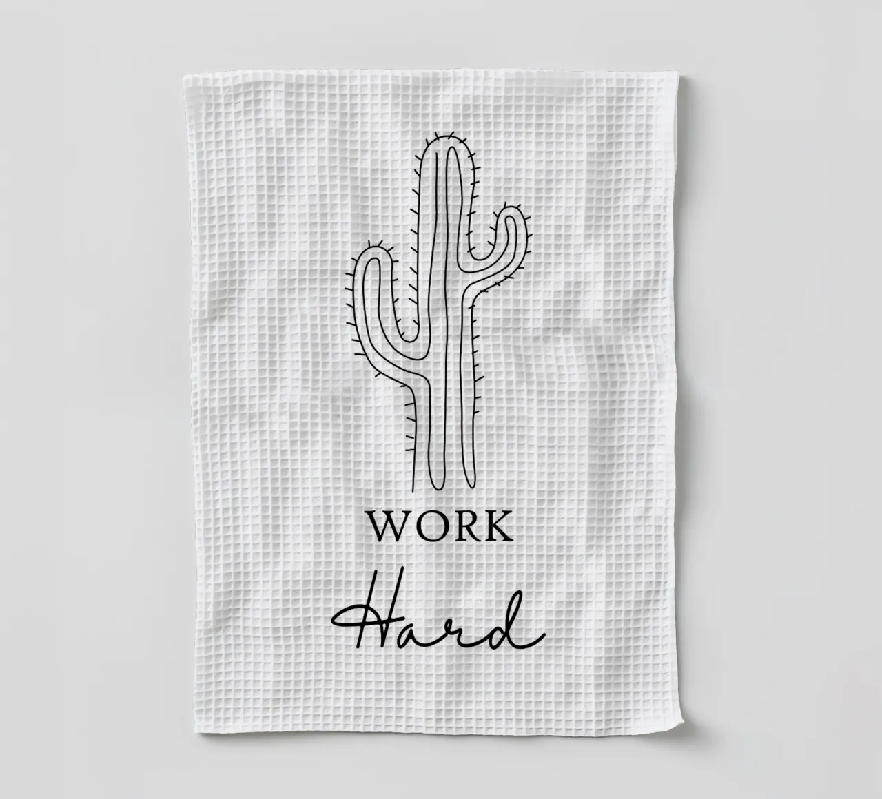 Poster per l'ufficio Work Hard canovaccio da cucina da ORION