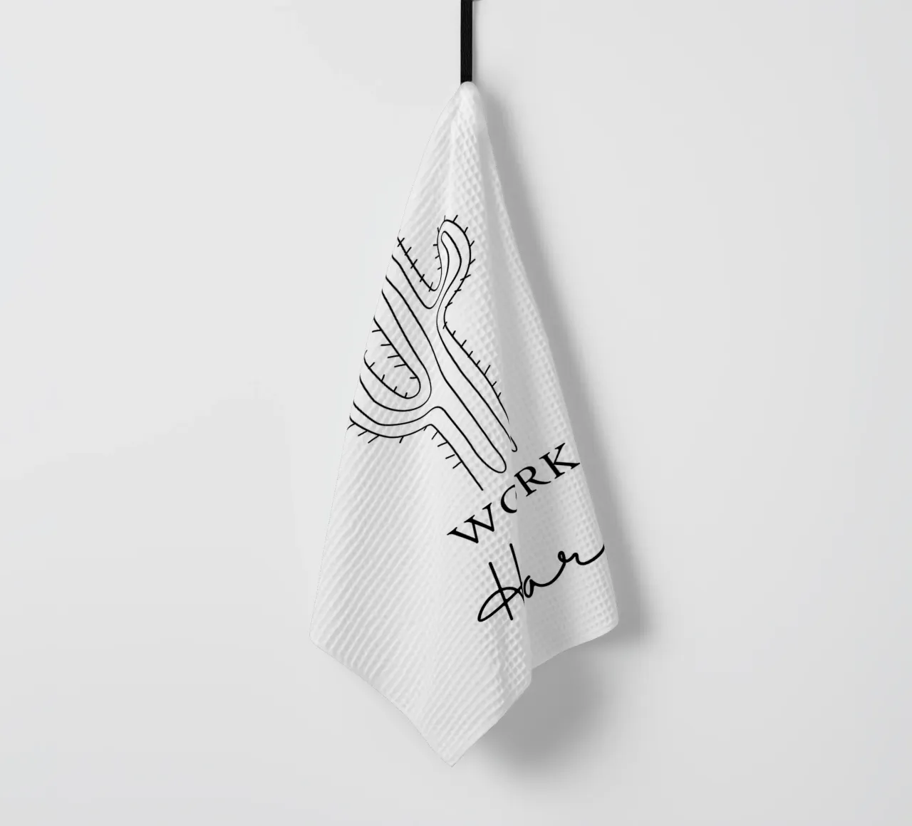 Poster per l'ufficio Work Hard canovaccio da cucina da ORION