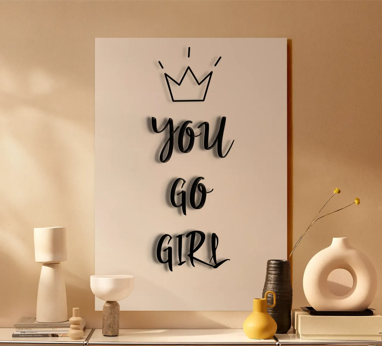 VAI RAGAZZA plexiglass da ORION