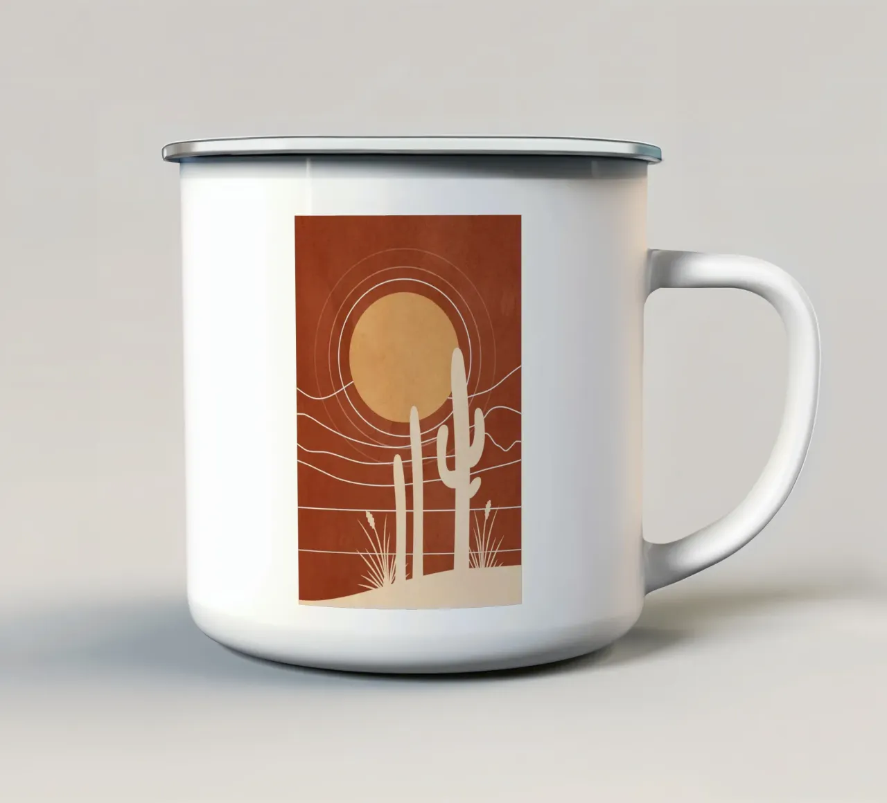 Desert Design 1 tazza in smalto da Nadjaa