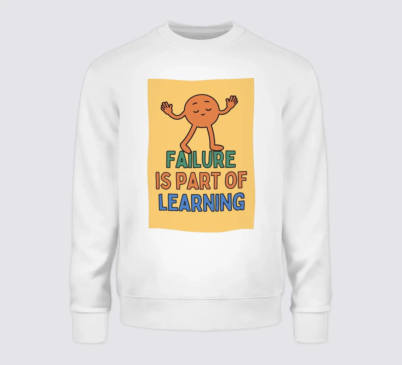 Il fallimento fa parte dell'apprendimento felpa da SOLKIN STORE