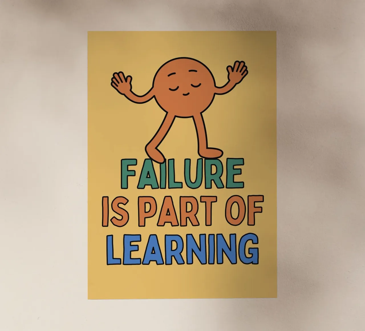 Il fallimento fa parte dell'apprendimento pellicola backlit da SOLKIN STORE